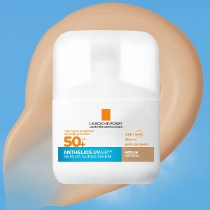Serum de fata cu protectie solara SPF 50+ Nuanta Medium Natural Anthelios UVAir, 50 ml, La Roche-Posay - Img 5