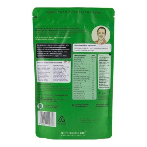 Spirulina pulbere ecologica pura, 125g, Republica Bio - Img 2