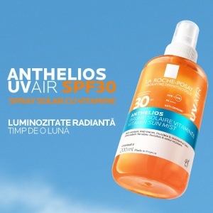 Spray de corp cu protectie solara SPF 30 Anthelios UVAir, 200 ml, La Roche-Posay - Img 9