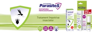 Spray protectiv SPF 50 impotriva tantarilor si capuselor, Santaderm Parasites, 100 ml - Img 2