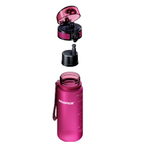 Sticla filtranta Aquaphor City 350 ml, Visiniu, cu filtru inclus 150 L - Img 2