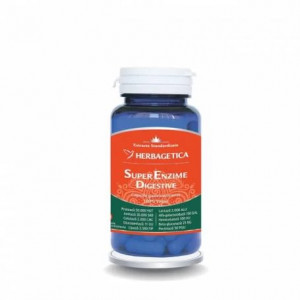 Super Enzime Digestive, 10 capsule – Herbagetica