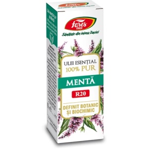 Ulei Esential de Menta R20, 10 ml, Fares - Img 4