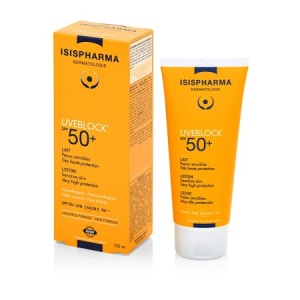 UVEBLOCK SPF 50+ Lotion – Lotiune de corp cu protectie solara pentru piele sensibila 100 ml, IsisPharma - Img 2