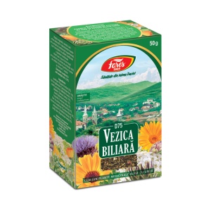 Vezica biliara, D75, ceai la punga 50g Fares