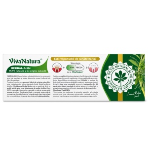 Vivanatura Herbal Activ Pastă de Dinți cu Argilă și Aloe Vera, 50 ml - Img 2