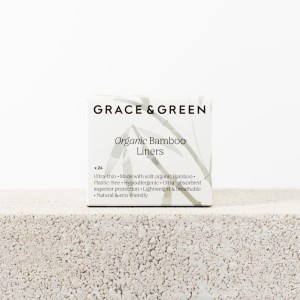 Absorbante zilnice 100% bumbac, 24 bucati, Grace & Green - Img 1