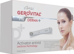 Activator antirid Gerovital H3 Derma+ – dispozitiv electric pentru masaj facial - Img 1