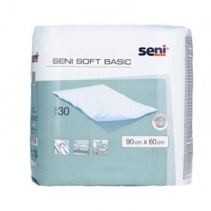 Aleze igienice Soft Basic, 90 x 60 cm, 30 bucăți, Seni