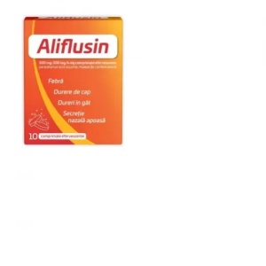 Aliflusin 500 mg/200 mg/4 mg, 10 Comprimate Efervescente - Zdrovit