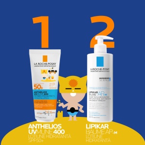 Anthelios UVMUNE 400 Dermo-Pediatrics Lotiune Hidratanta SPF50+, 75ml, La Roche-Posay - Img 2