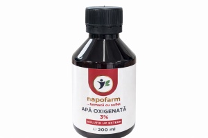 Apa oxigenata 3%, 200 ml, Napofarm - Img 3