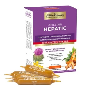 Apielixir Protectie Hepatica, 20+10 fiole x 10 ml – Albina Carpatina
