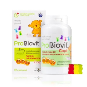 Apipharma Probiovit copii ursuleti gumati cu probiotice tindalizate si vitamine B, 60 buc