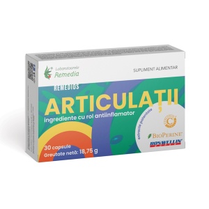 Articulații Remedios, 30 capsule, Laboratoarele Remedia
