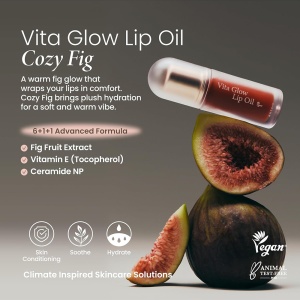 Axis-Y Vita Glow Lip Oil Cozy Fig 4 ml - Img 5