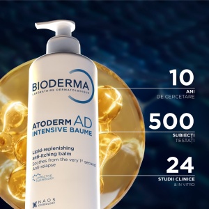 Balsam anti-mâncărime pentru față și corp Atoderm AD Intensive, 400 ml, Bioderma - Img 4