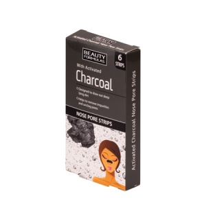 Benzi de nas cu cărbune pentru curatarea porilor, 6 bucăți, Beauty Formulas