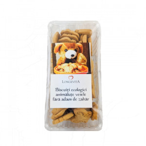 Biscuiti BIO Animalute Vesele fara zahar x175g Longevita