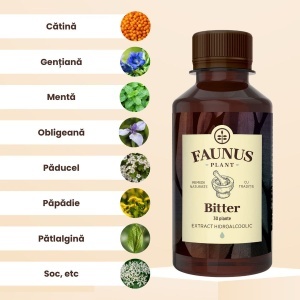 Bitter 30 Plante – Tinctura 200 ml, Faunus - Img 5
