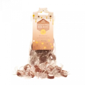 Bomboane fara zahar cu Propolis si aroma de Lemn Dulce, Apidava, 70g