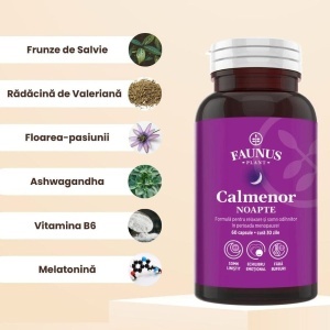 Calmenor Noapte – 60 capsule, Faunus - Img 3