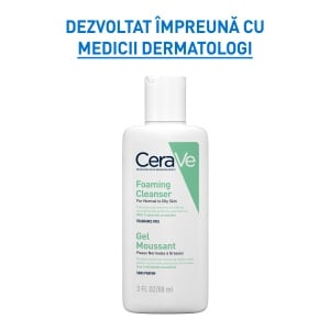 CeraVe Gel de Curatare Spumant 88ml – Ten normal si gras, cu ceramide - Img 2