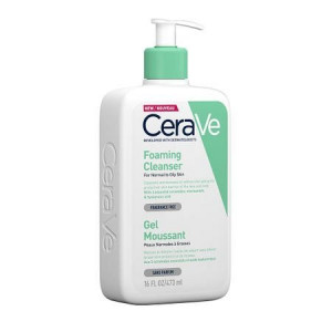 CeraVe gel de curatare spumant pentru piele normal-grasa, 473 ml