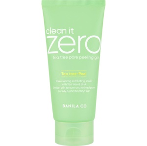 Clean It Zero Tea Tree Pore Peeling Gel exfoliant cu BHA, 120 ml, BANILA CO