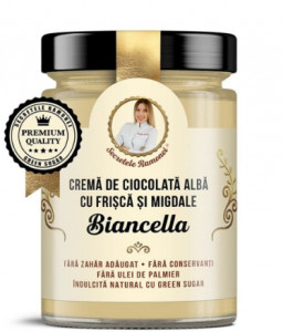 Crema de ciocolata Biancella, Secretele Ramonei, 350g