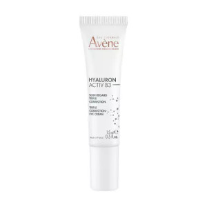Crema de ochi cu tripla actiune Hyaluron Activ B3, 15 ml, Avene