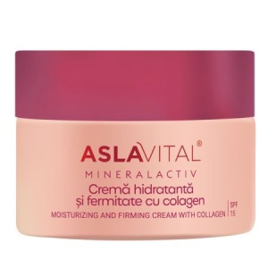Crema hidratanta cu colagen pentru fermitate Mineralactiv, 50 ml, Aslavital - Img 3