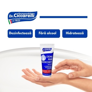 Crema igienizanta pentru maini Timodore, 75 ml, Dr. Ciccarelli - Img 3