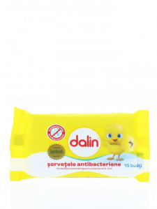 DALIN Servetele umede antibacter x 15buc