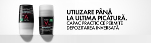 Deodorant roll-on antiperspirant pentru barbati Homme Control Extrem 72H, 50 ml, Vichy - Img 7