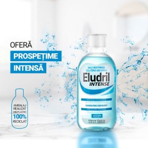 ELUDRIL Intense Apa de gura, 500ml - Img 3