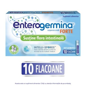 Enterogermina Forte suspensie orala, 10 flacoane, Sanofi - Img 2