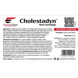FarmaClass Cholestadyn, 40 capsule - Img 3