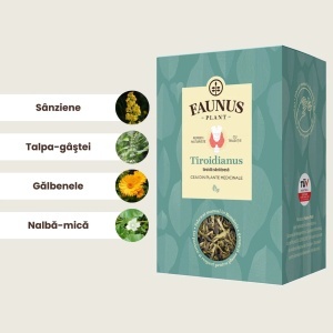 Faunus Ceai Tiroida, 90g - Img 2