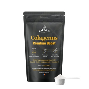 Faunus Colagenus Creatine Boost, pudră cu colagen și creatină, 457g - Img 2