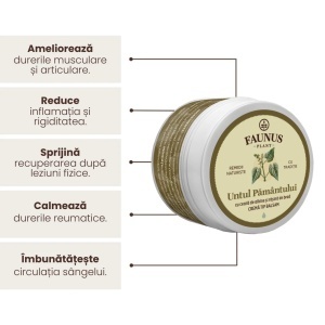 Faunus Crema-Balsam Untul Pamantului, 50ml - Img 3