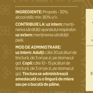 Faunus Tinctura de Propolis, 20 ml – pentru imunitate si afectiuni respiratorii - Img 7