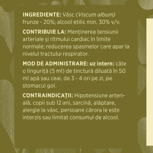Faunus Tinctura de Vasc, 200 ml – reglarea tensiunii si suport cardiovascular natural - Img 7
