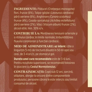 Faunus Tinctura Normotensius, 200 ml – pentru tensiune arteriala normala si suport cardiac - Img 7
