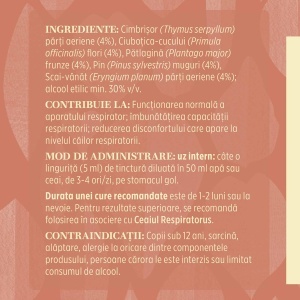 Faunus Tinctura Respiratorus, 200 ml – pentru tuse, raceli si sanatatea aparatului respirator - Img 7