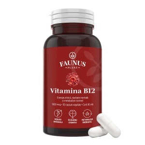 Faunus Vitamina B12 1000 mcg, 30 Capsule