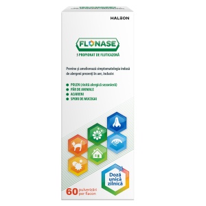 Flonase Spray Nazal 50 micrograme/doza, 60 pulverizari