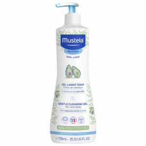 Gel de curățare delicat pentru păr și corp, 750 ml, Mustela
