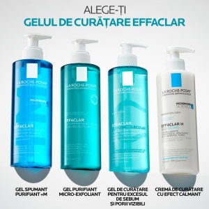 Gel de curățare pentru excesul de sebum Effaclar Supramolecular, 400 ml, La Roche-Posay - Img 12