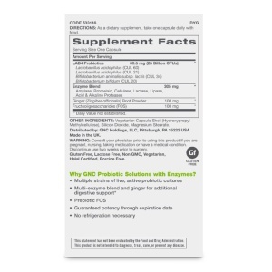 GNC Probiotic Solutions Multi Strain 25 Miliarde, 30 capsule - Img 2